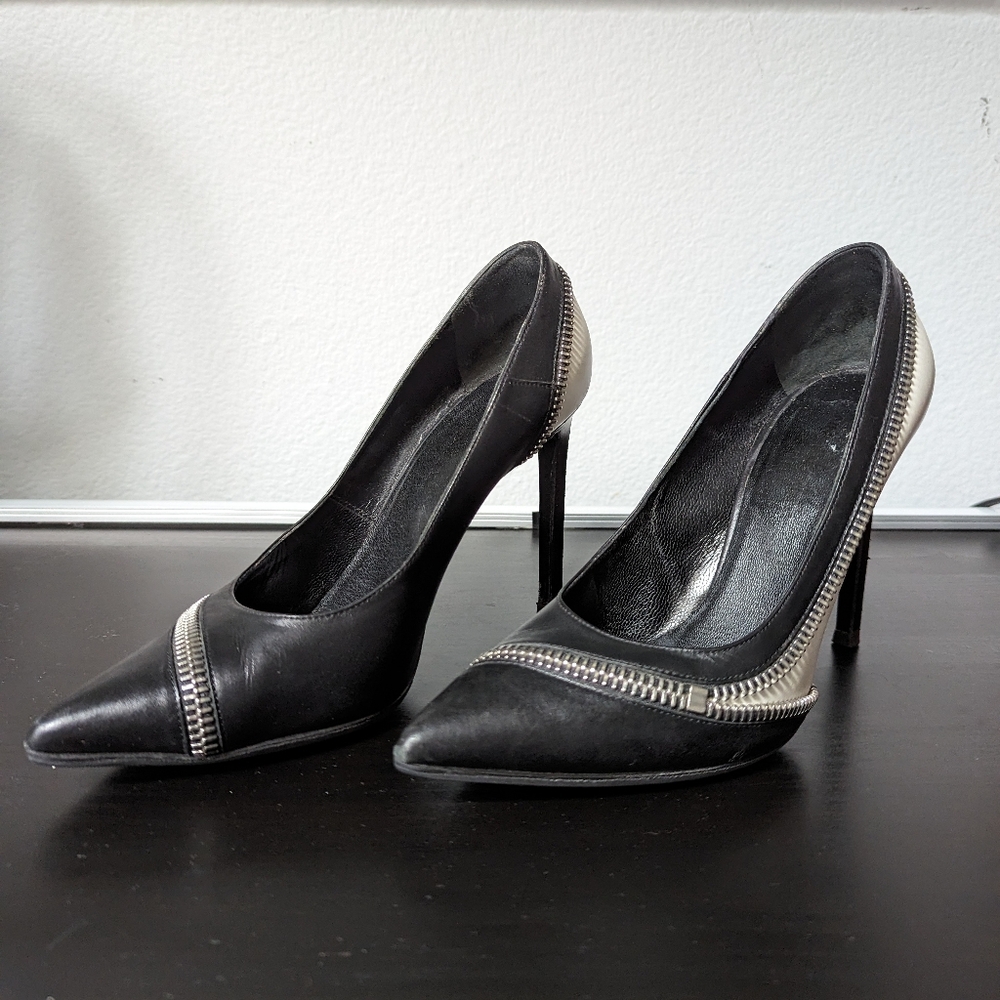 Saint Laurent Color Block Heels (37.5, USW7)